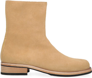 Suede ankle boots-1